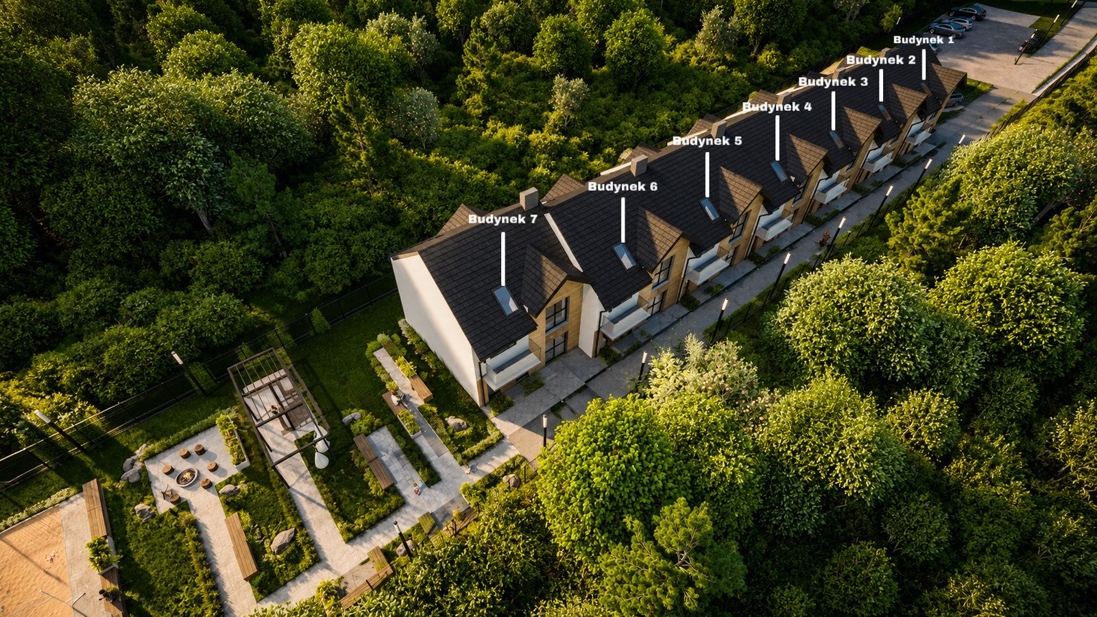 Plan sytuacyjny Zielona Dolina